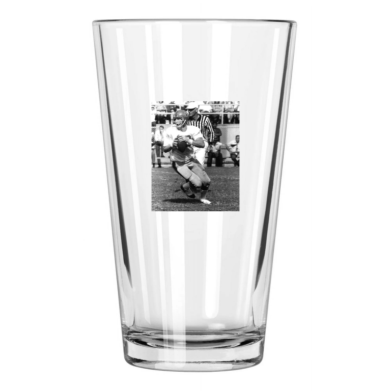 Ole Miss Rebels Archie Manning Photo Ncaa College Pint Beer Drinking Glass