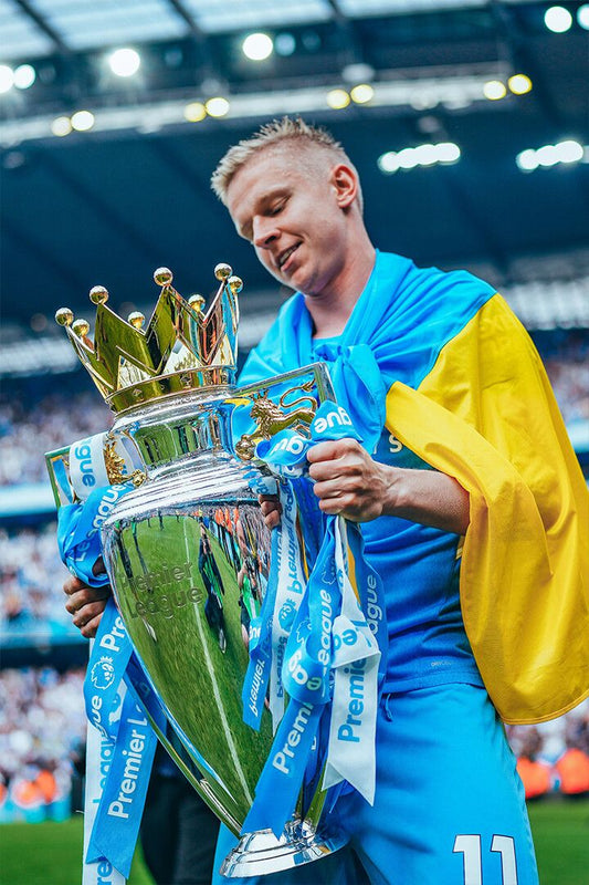Oleksandr Zinchenko Manchester League Champions 202122 Jigsaw Puzzle