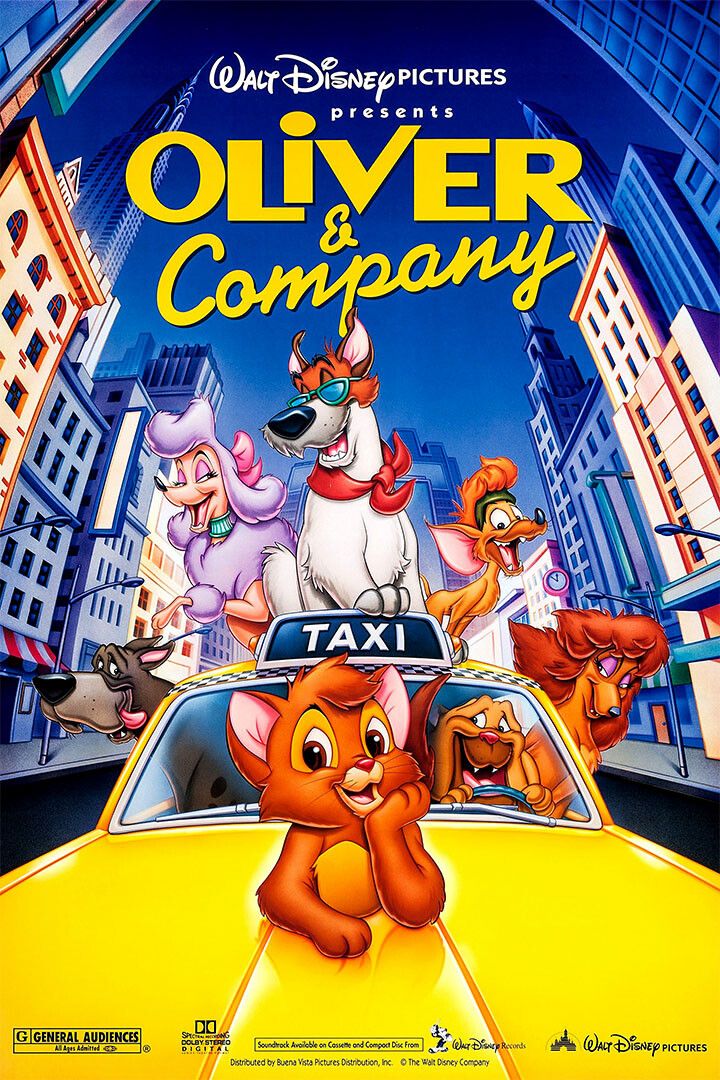 Oliver And Company Collectible Movie Art Picture Room Decor Jigsaw Puzzle