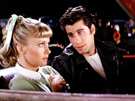 Olivia Newton John & Travolta In Grease Classic Movie Photo Print
