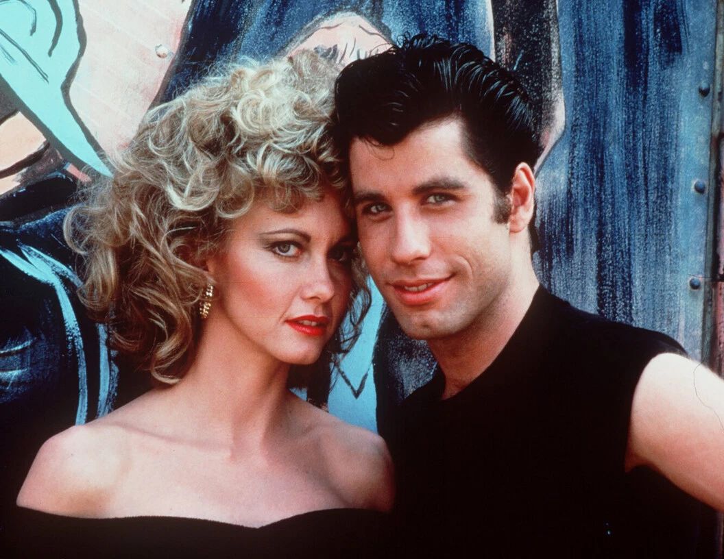 Olivia Newton John & Travolta In Grease Publicity Picture Photo Print