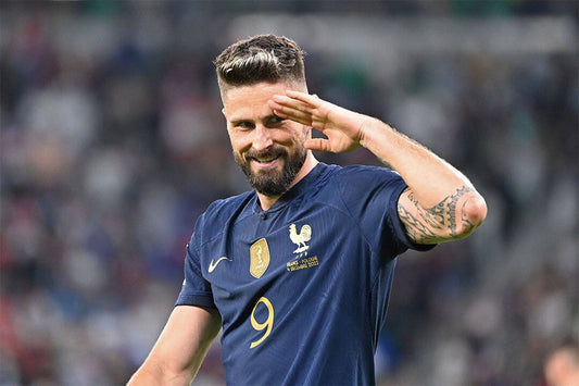 Olivier Giroud Goal Celebration France World Cup Jigsaw Puzzle