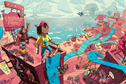 Olliolli World Skateboard Video Game Sport Jigsaw Puzzle