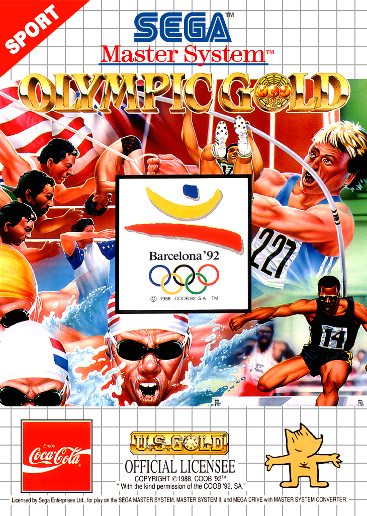 Olympic Gold Barcelona '92 Sega Master System Keychain