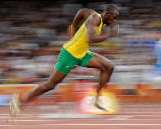 Olympics Jamaican Sprinter Usain Bolt Glossy Magnet Magnet London