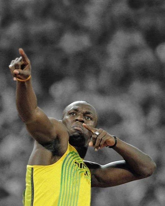 Olympics Jamaican Sprinter Usain Bolt Glossy Magnet Magnet Rio Brazil