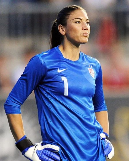 Olympics Usa Girls Goalie Hope Solo Glossy Keychain Print Fifa Soccer Keychain