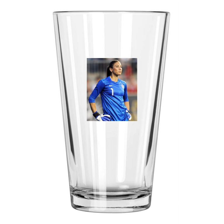 Olympics Usa Girls Goalie Hope Solo Photo Fifa Soccer Pint Beer Drinking Glass