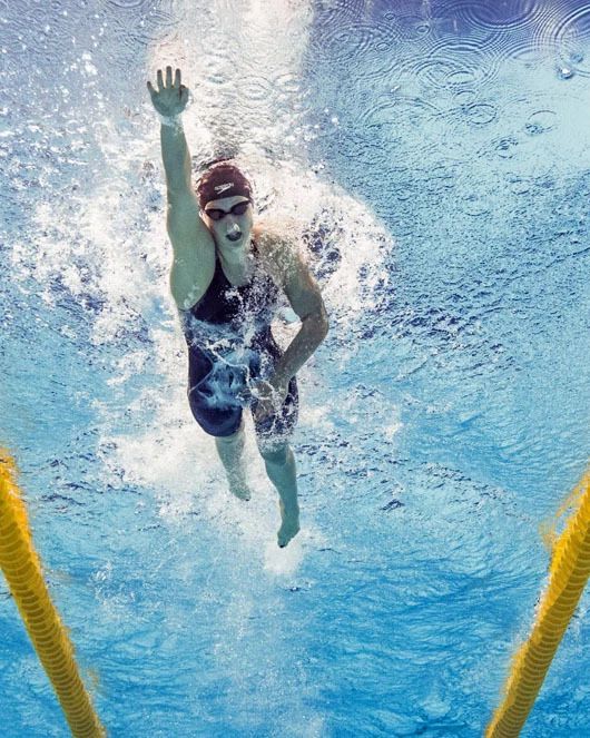 Olympics Usa Swimmer Katie Ledecky Glossy Photo Print Poster Brazil Rio 2