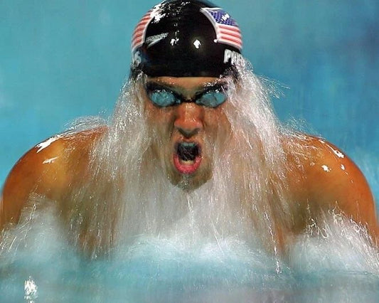 Olympics Usa Swimmer Michael Phelps Glossy Photo Print Poster London 1