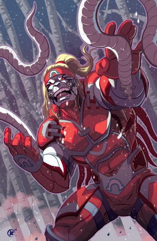 Omega Red 873 Print Poster