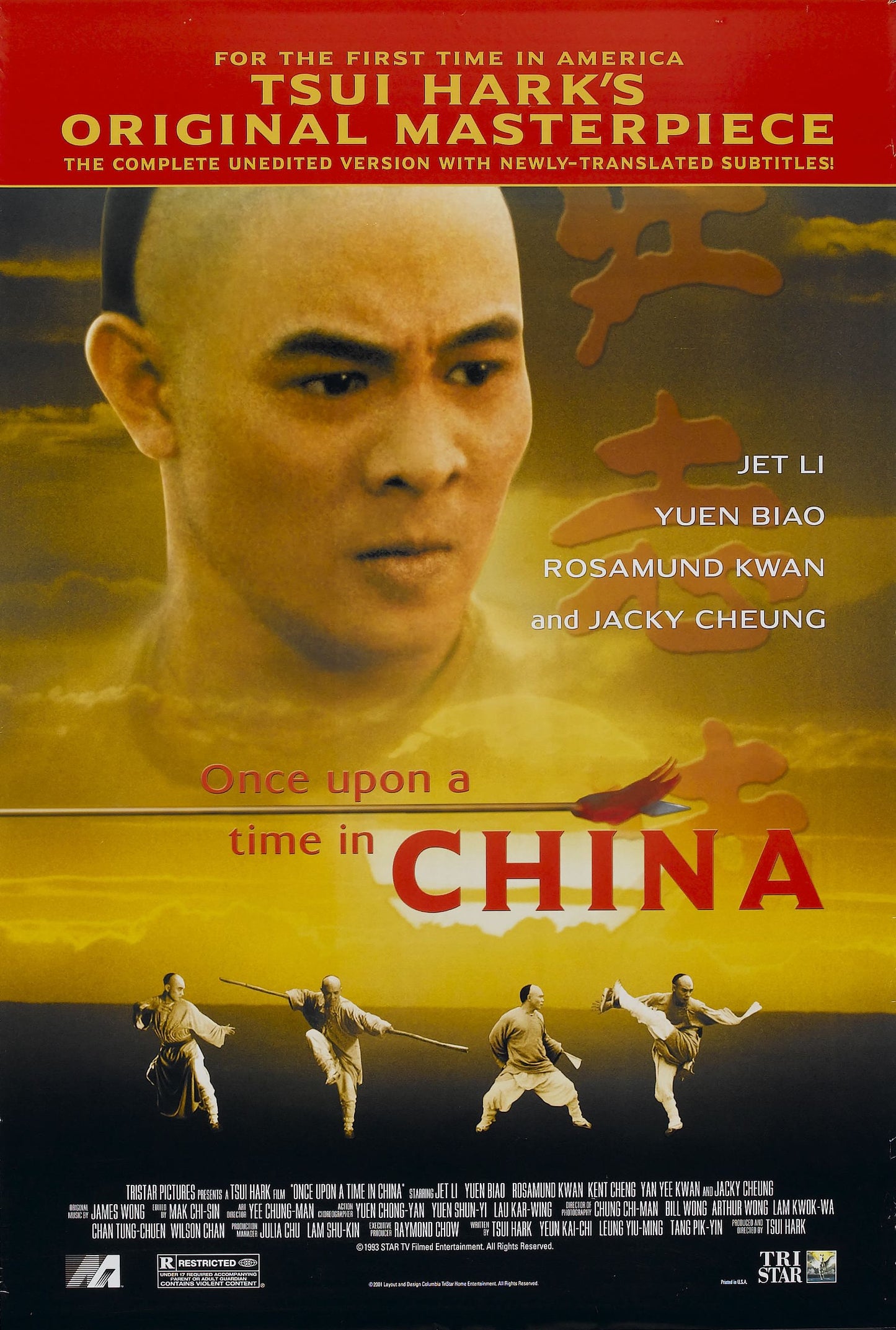 Once Upon A Time In China 01 Movie Magnet