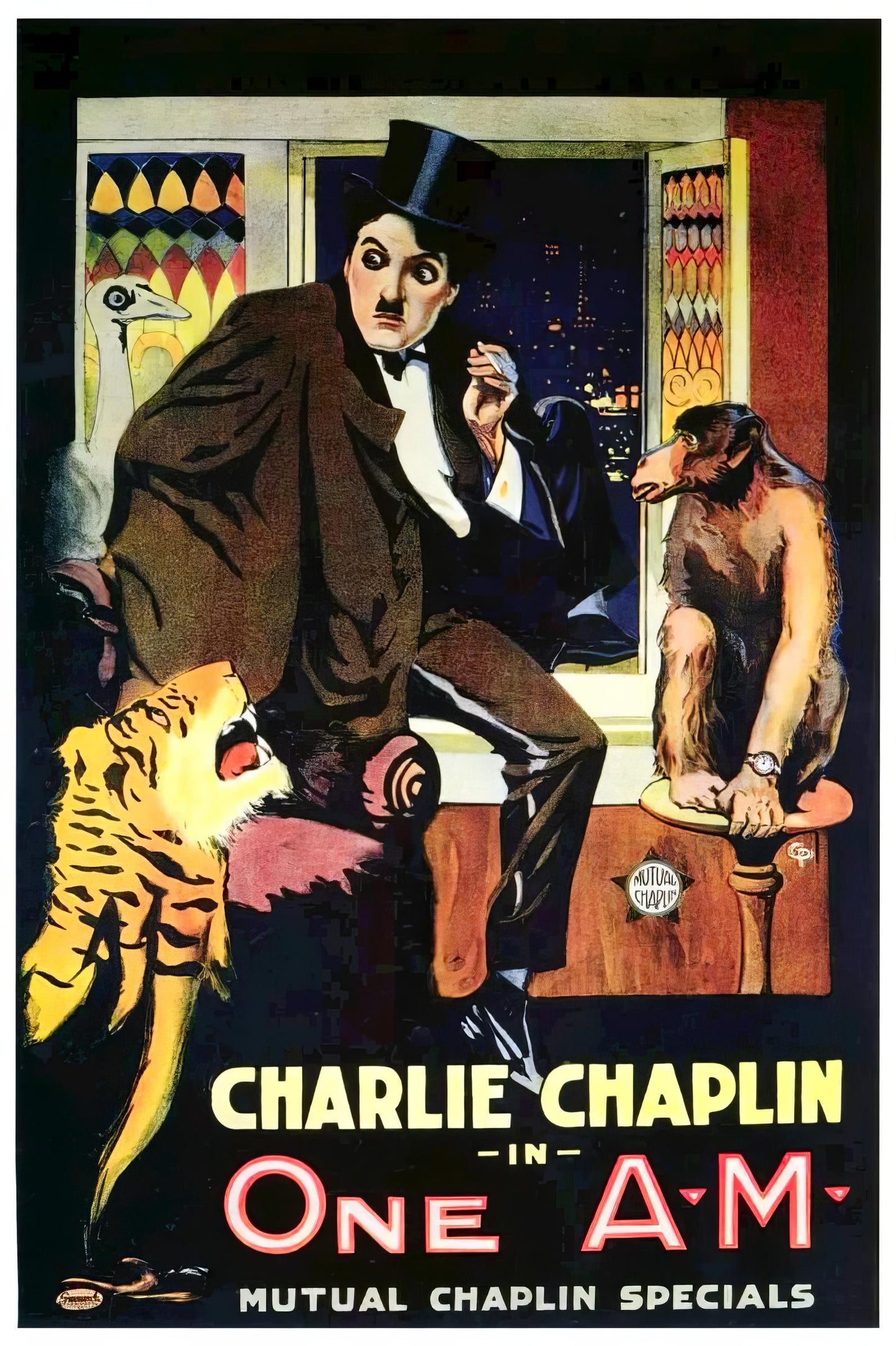 One A.M. (1916) Movie Magnet