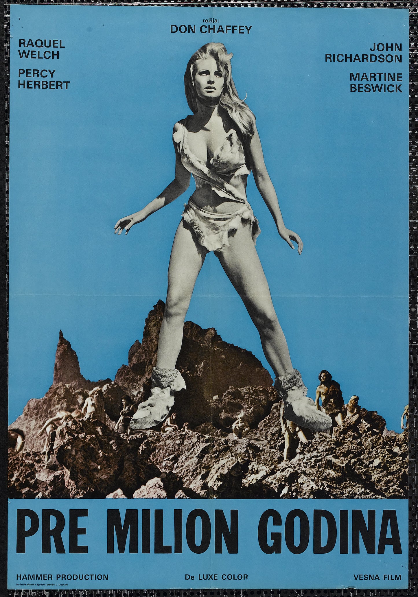 One Million Years Bc 02 Movie Magnet