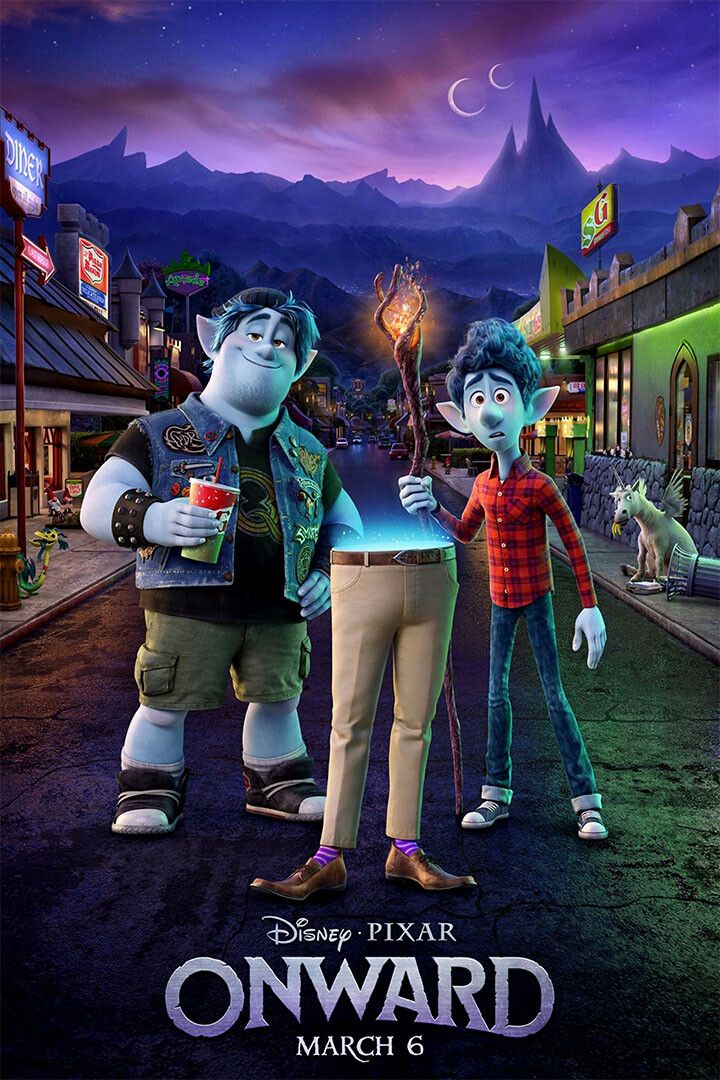 Onward 2020 Movie Animation Action Comedy Print Jigsaw Puzzle