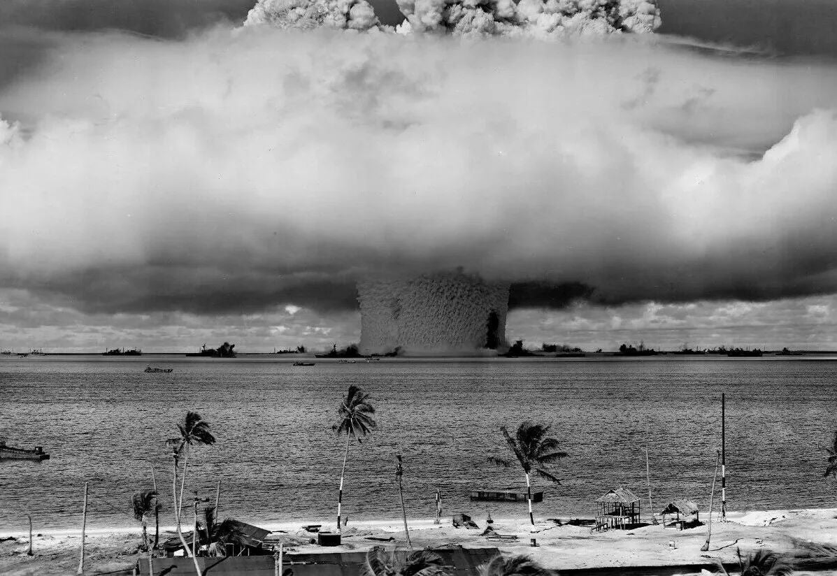 Operation Crossroads Bikini Atoll Nuclear Bomb Explosion Poster Photo 11 X 17