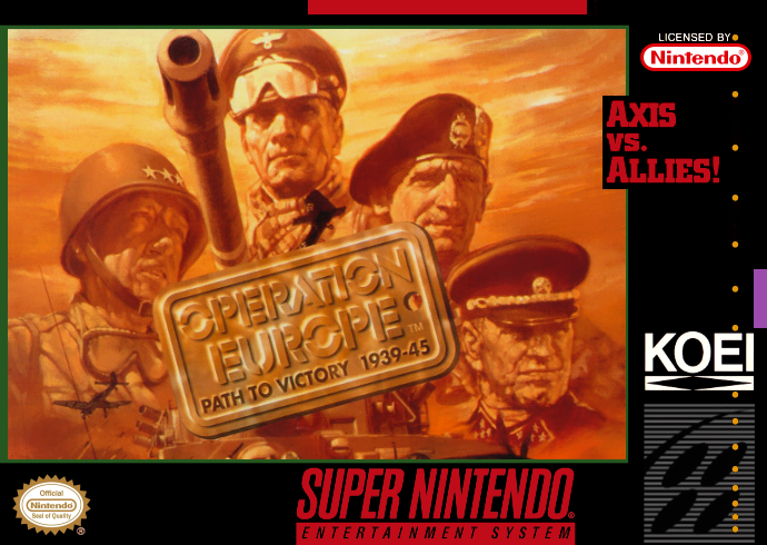 Operation Europe Path To Victory 1939 45 (Usa) Snes Keychain