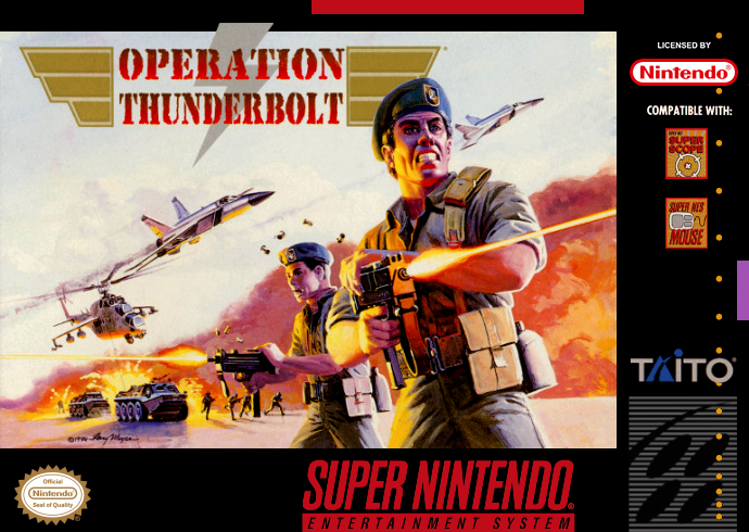 Operation Thunderbolt (Usa) Snes Print Poster