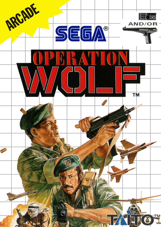 Operation Wolf Sega Master System Print Poster