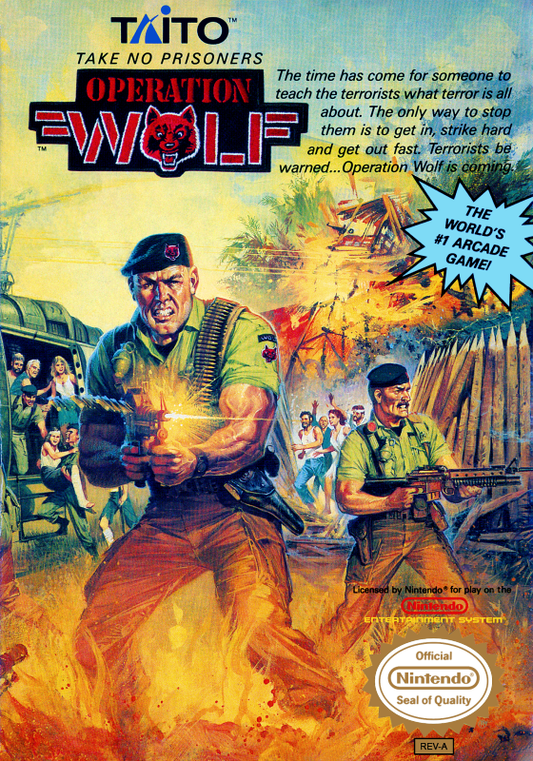Operation Wolf (Usa) Nes Print Poster