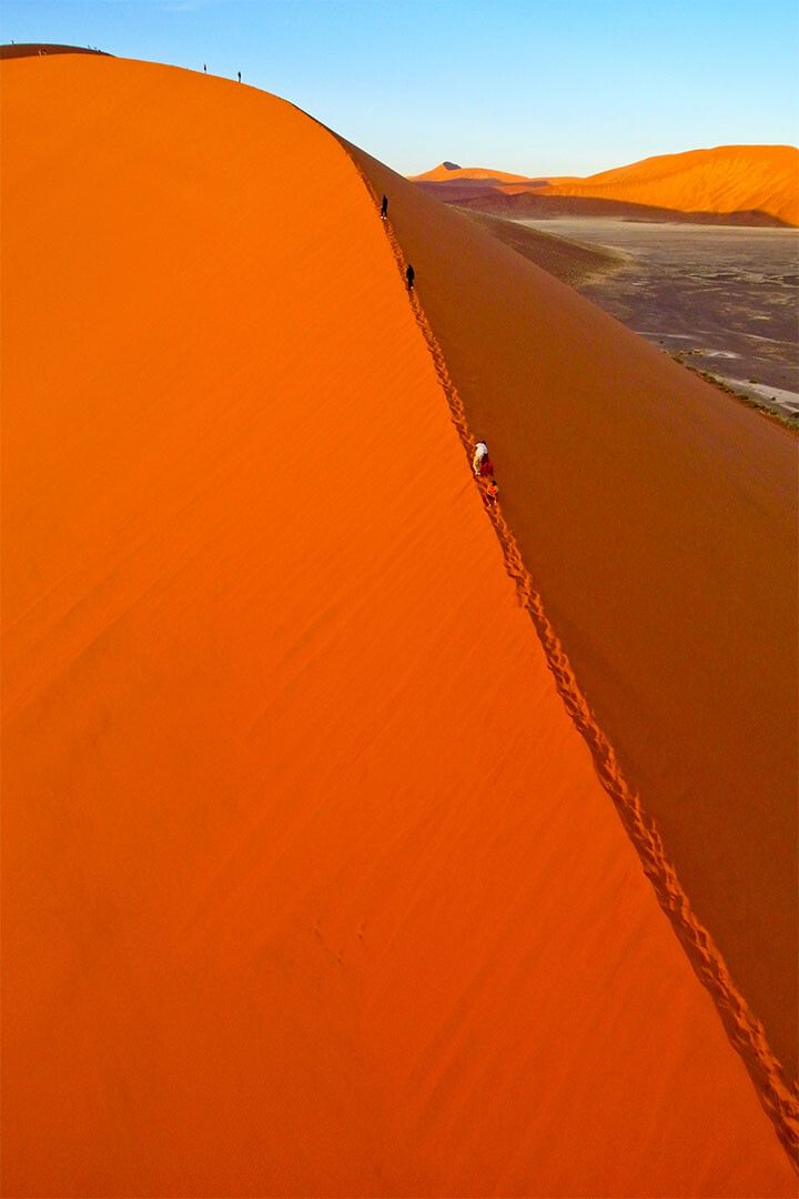 Orange Dunes In The Namib Desert Print Jigsaw Puzzle