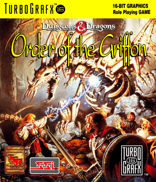 Order Of The Griffon Turbografx 16 Print Poster