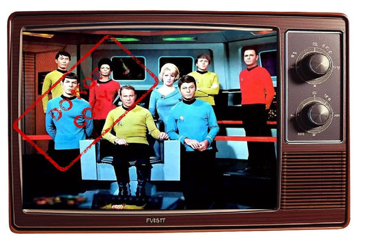 Original Cast Star Trek Classic Sci Fi Tv Show Retro Tv