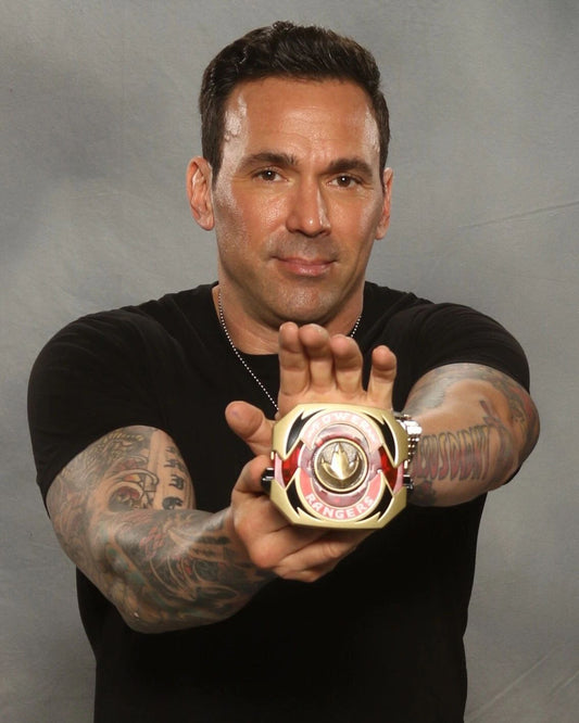 Original Green White Ranger Jason Frank Publicity Picture Photo Print