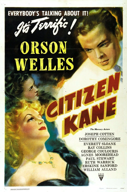 Orson Welles In Iconic 1941 Film Citizen Kane Movie Poster Photo