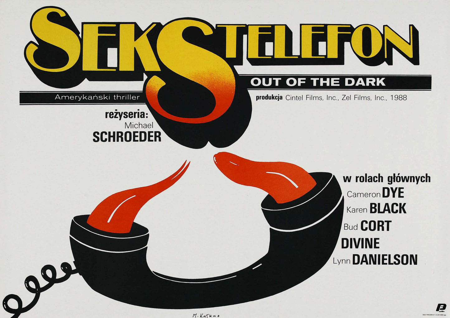 Out Of Dark 1989 01 Movie Keychain