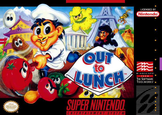 Out To Lunch (Usa) Snes Print Poster