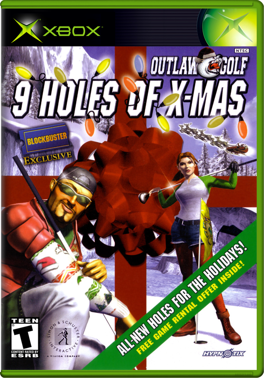 Outlaw Golf 9 Holes Of X Mas Xbox Print Poster