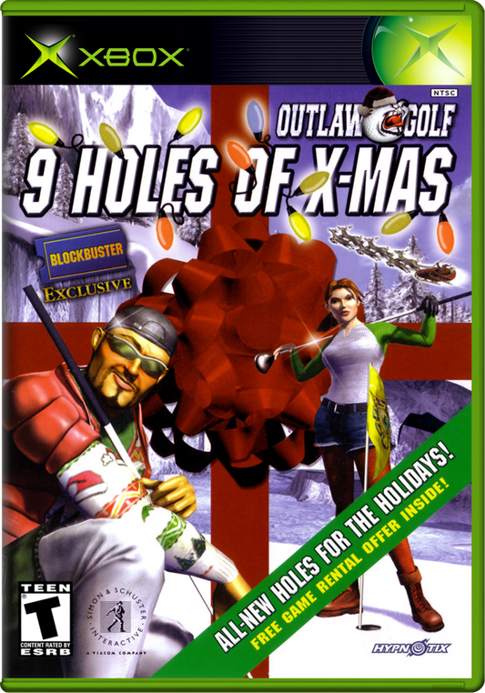 Outlaw Golf 9 Holes Of X Mas Xbox Print Poster
