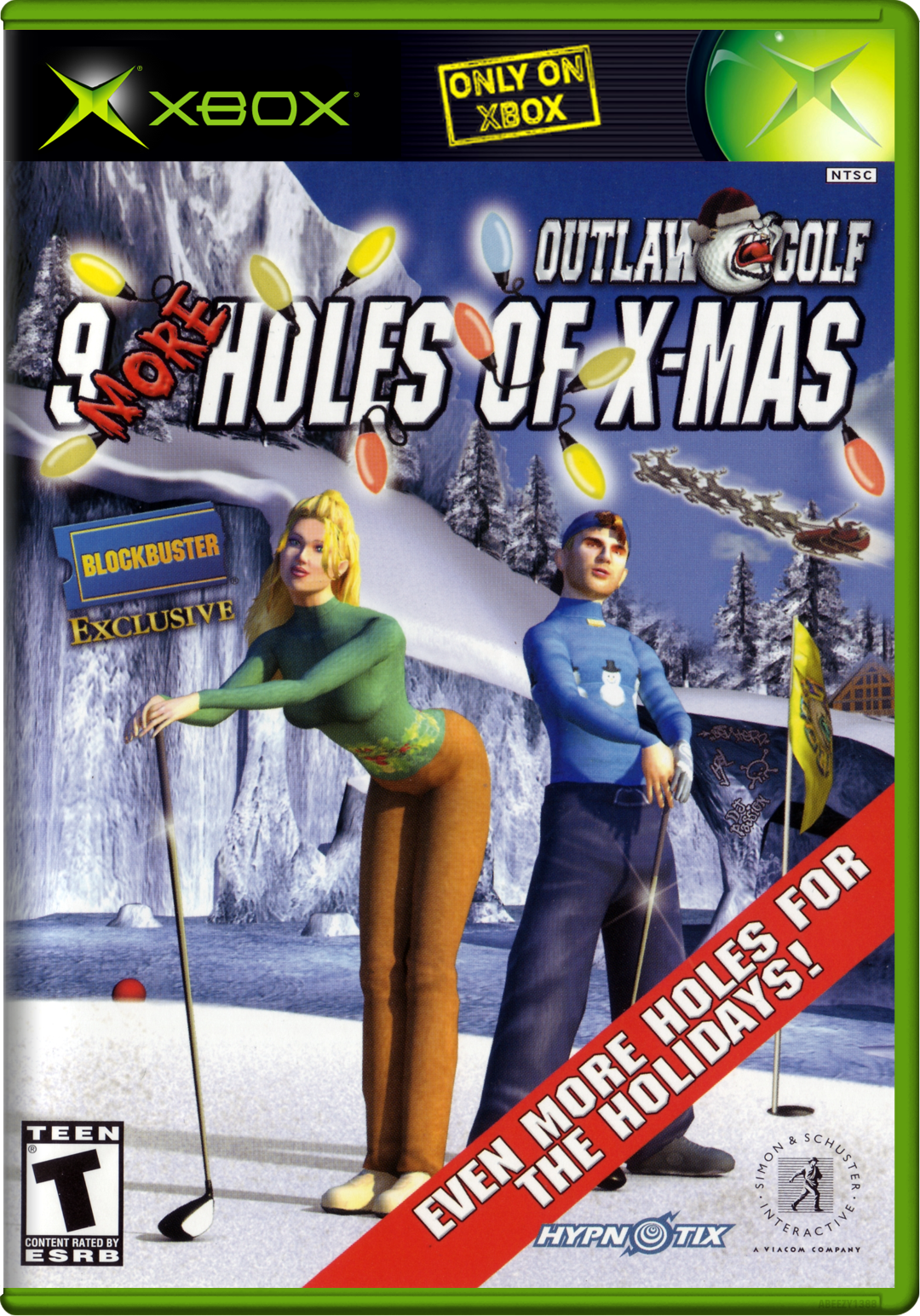 Outlaw Golf 9 More Holes Of X Mas Xbox Print Poster
