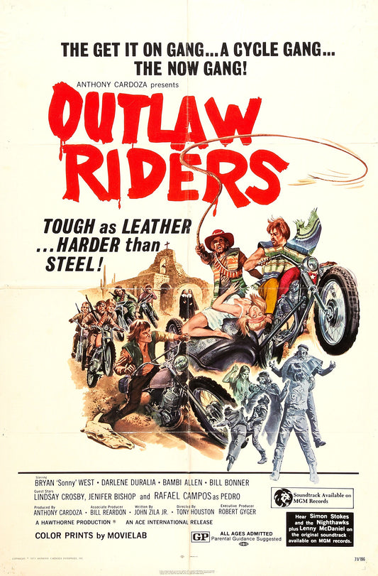 Outlaw Riders 01 Movie Magnet