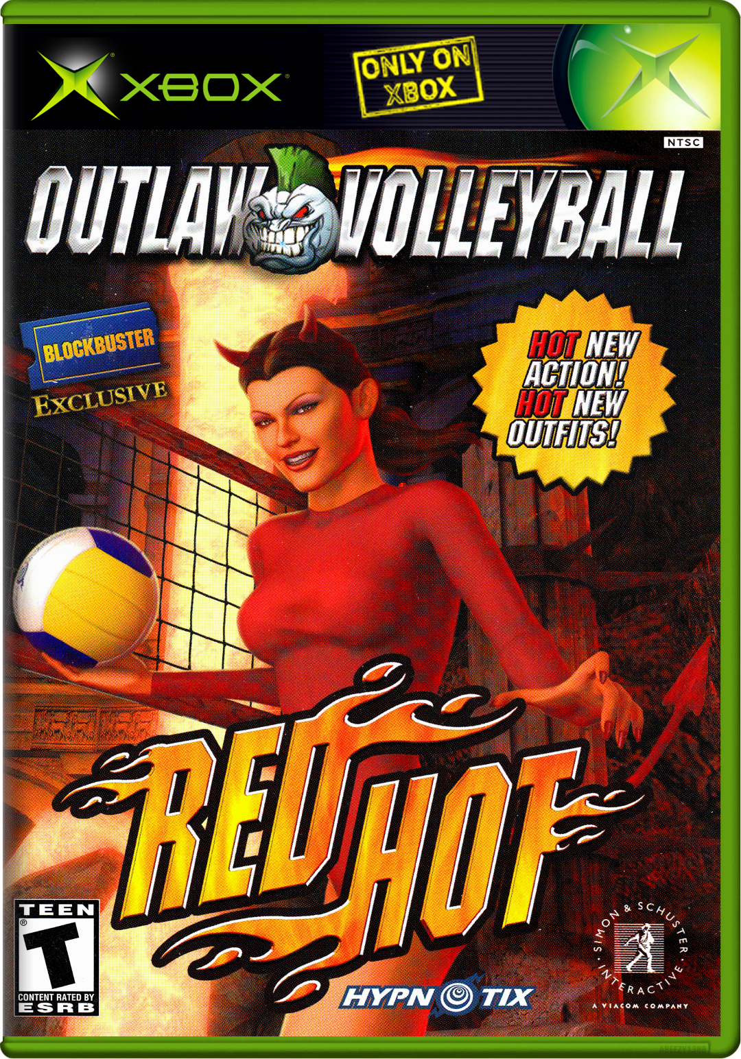 Outlaw Volleyball Red Hot Xbox Print Poster