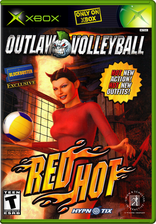 Outlaw Volleyball Red Hot Xbox Print Poster