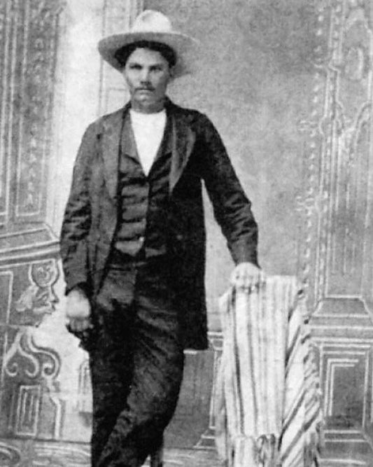 Outlaw Gunfighter Icon John Wesley Hardin Keychain Old West Vintage Portrait