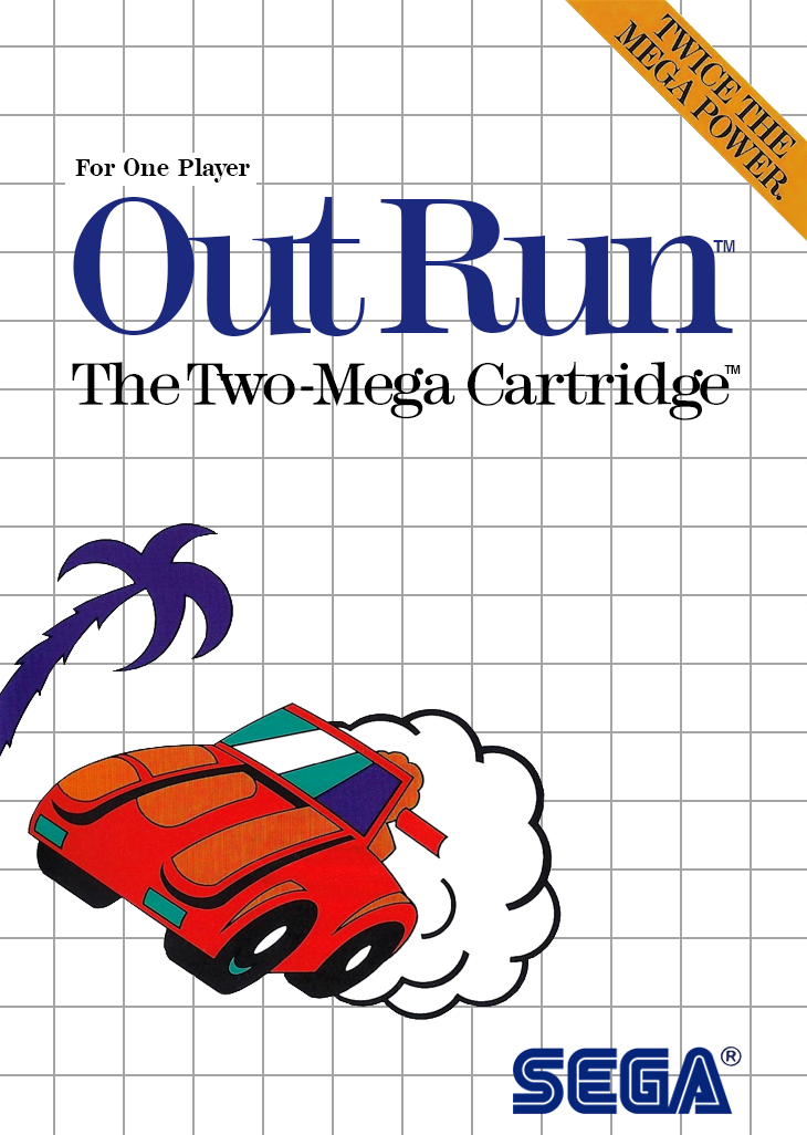 Outrun (1) Sega Master System Print Poster