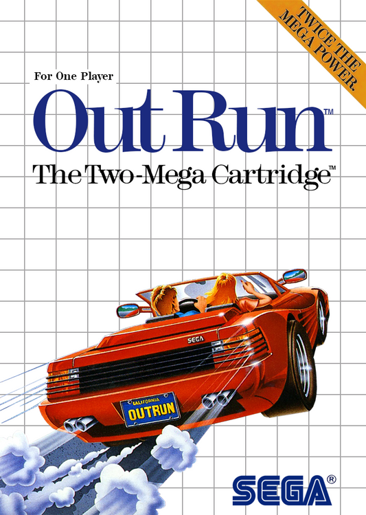 Outrun (2) Sega Master System Print Poster