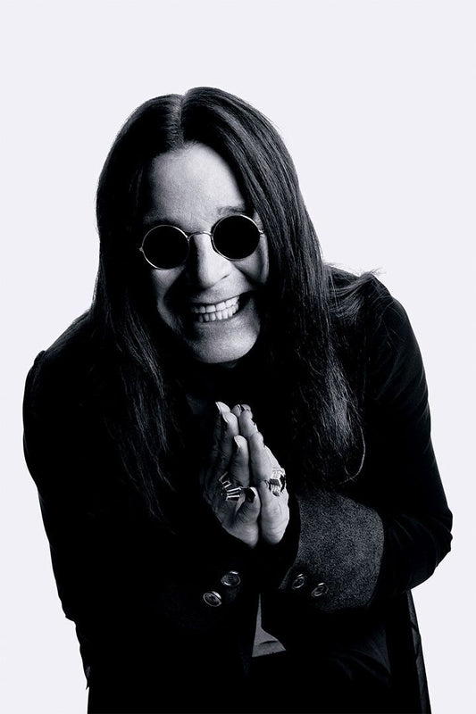 Ozzy Osbourne Black White Jigsaw Puzzle Painting Jigsaw Puzzle