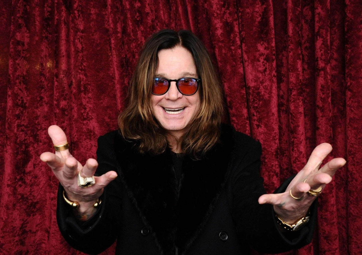 Ozzy Osbourne Heavy Metal Rock Singer Retro Retro Picture Keychain Keychain