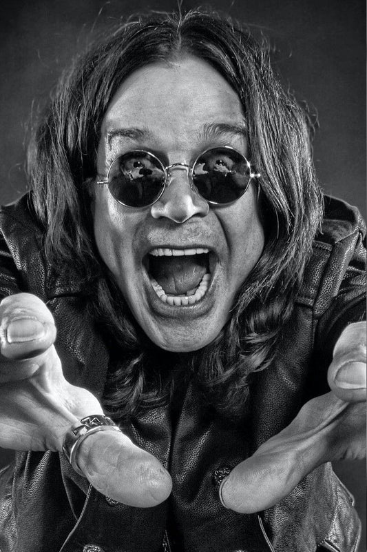 Ozzy Osbourne Inspired Design Iconic Rock Presence Remembered Jigsaw Puzzle