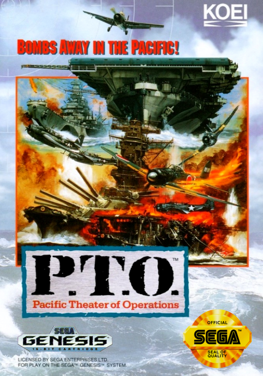 P.T.O. Pacific Theater Of Operations (Usa) Genesis Print Poster