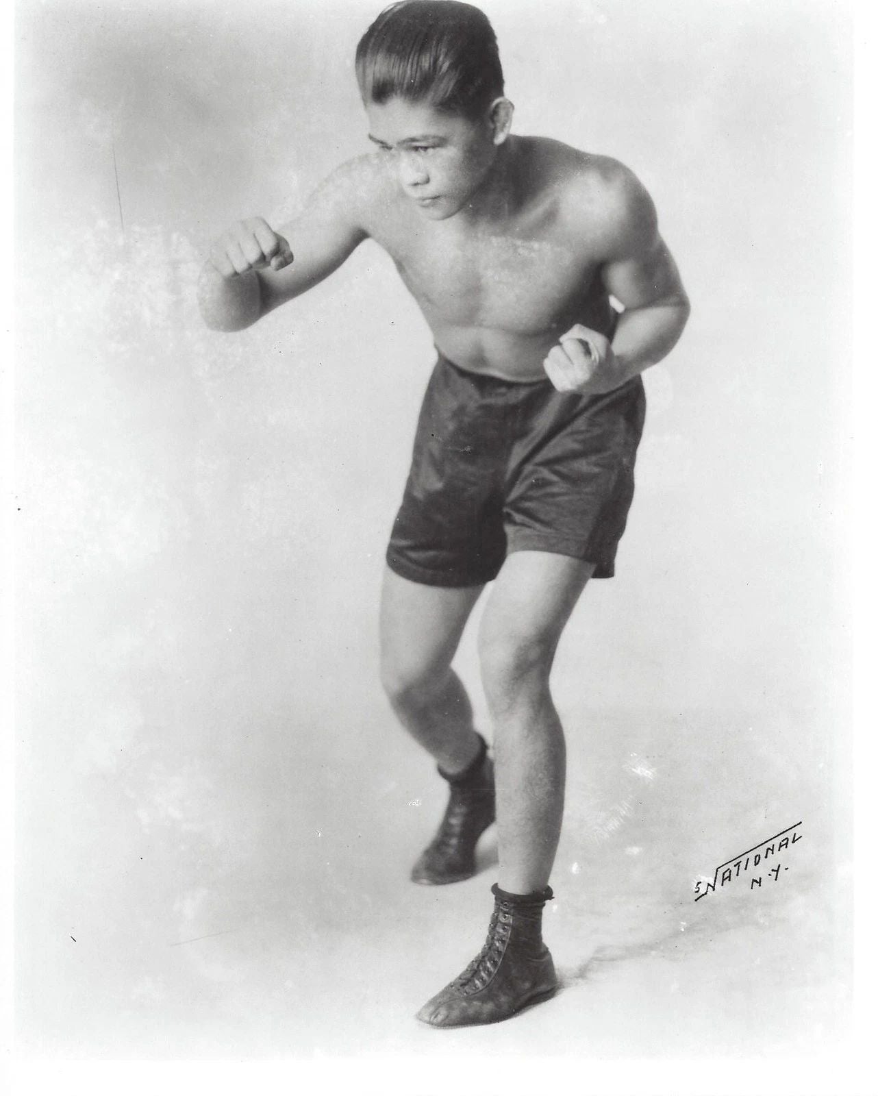 Pancho Villa Photo Boxing Picture Wide Border