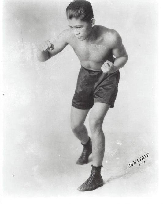 Pancho Villa Photo Boxing Picture Wide Border