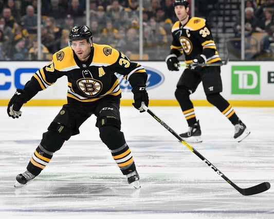 Patrice Bergeron Photo Hockey Boston Bruins Picture Nhl Game Action