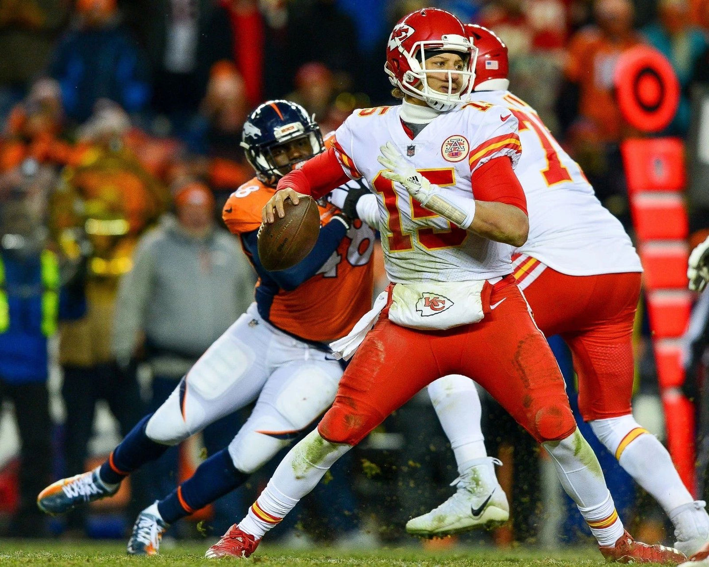 Patrick Mahomes Keychain Kansas City Chiefs Kc Picture Nfl Football Vs Broncos
