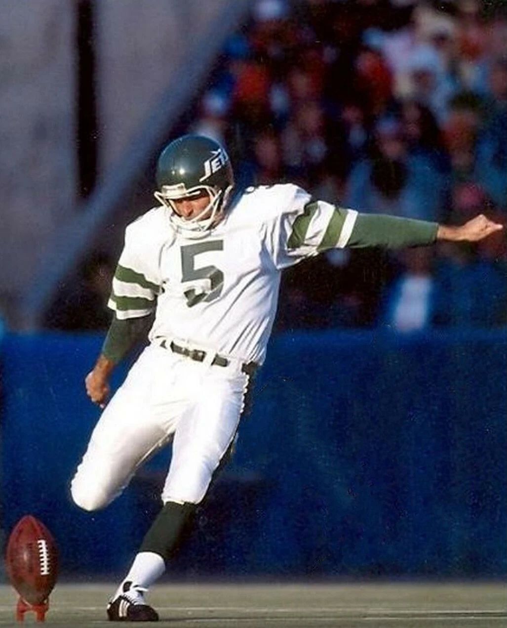 Pat Leahy Photo New York Jets Ny Picture Nfl Football Kicking