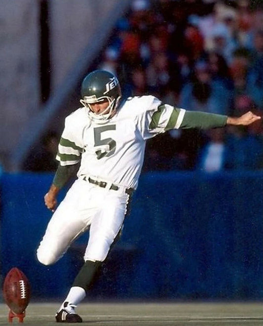 Pat Leahy Keychain New York Jets Ny Picture Nfl Football Kicking